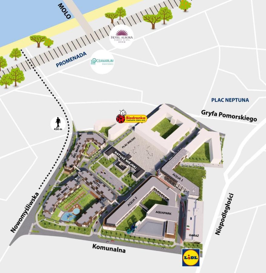 Bel Mare Apartament 128 Z Ogrodkiem مينززدرويه المظهر الخارجي الصورة
